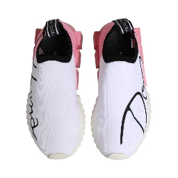 White Pink Low Top Sorrento Sneakers Shoes