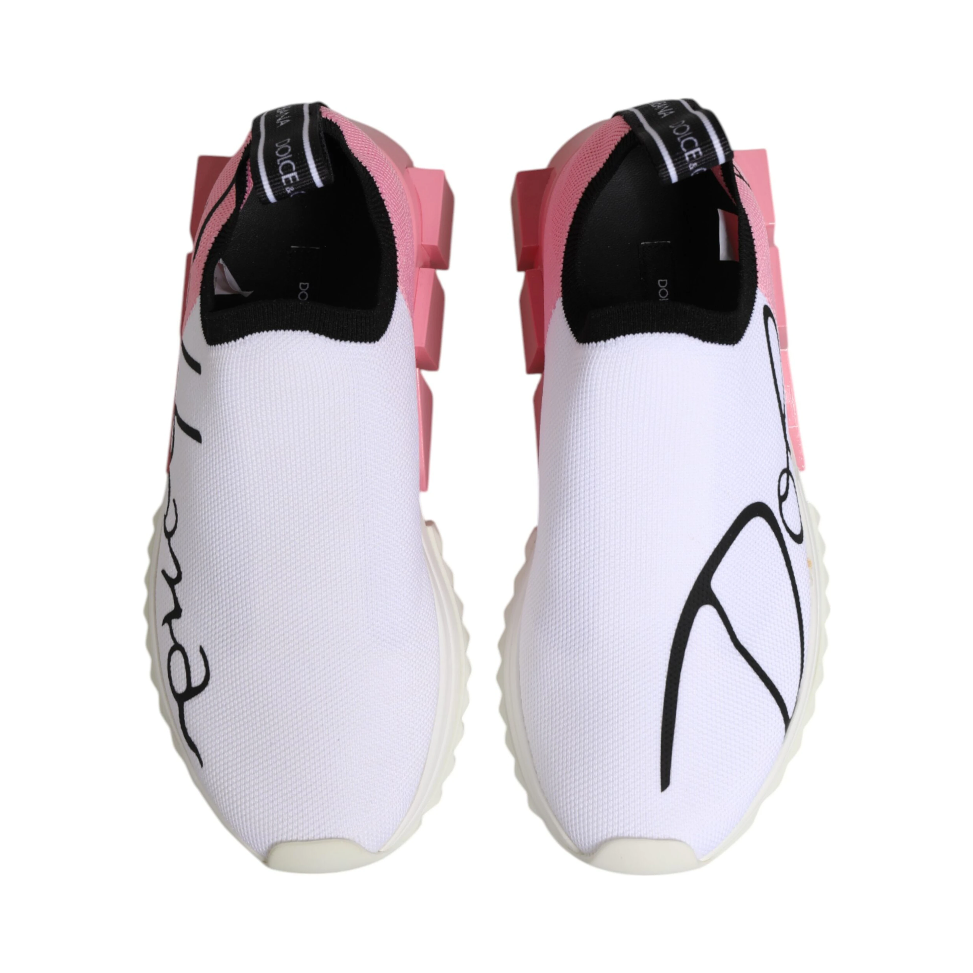 White Pink Low Top Sorrento Sneakers Shoes