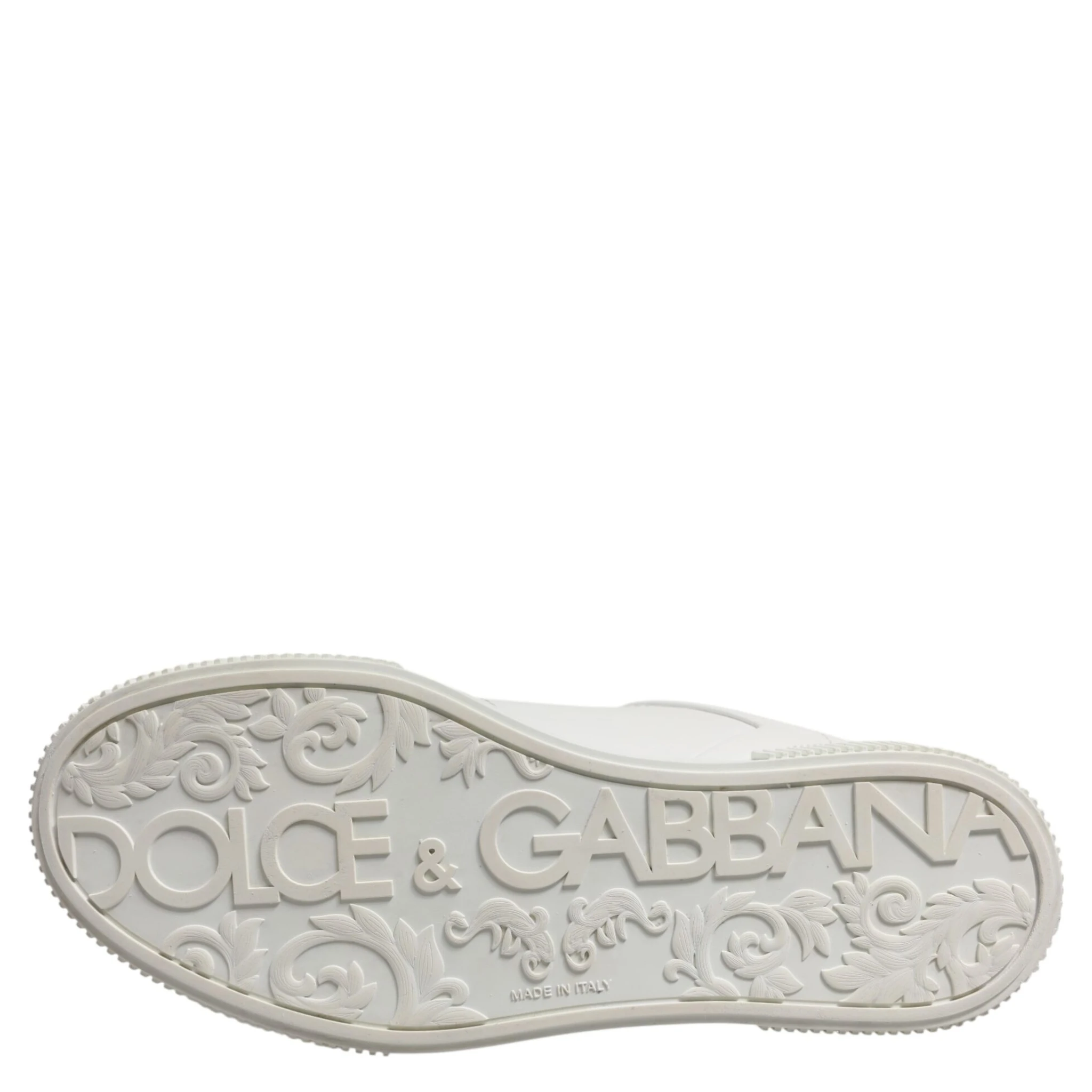 White Miami Leather Low Top Sneakers Men Shoes
