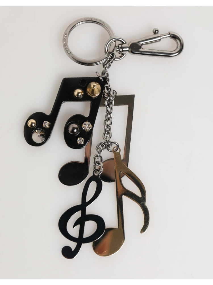 Silver Musical Note Key Holder Keychain Bag Charm Keyring alternative