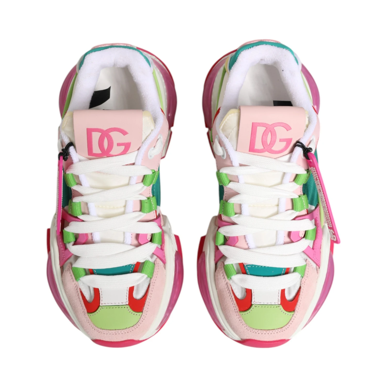 Multicolor Leather Airmaster Low Top Sneaker Shoes