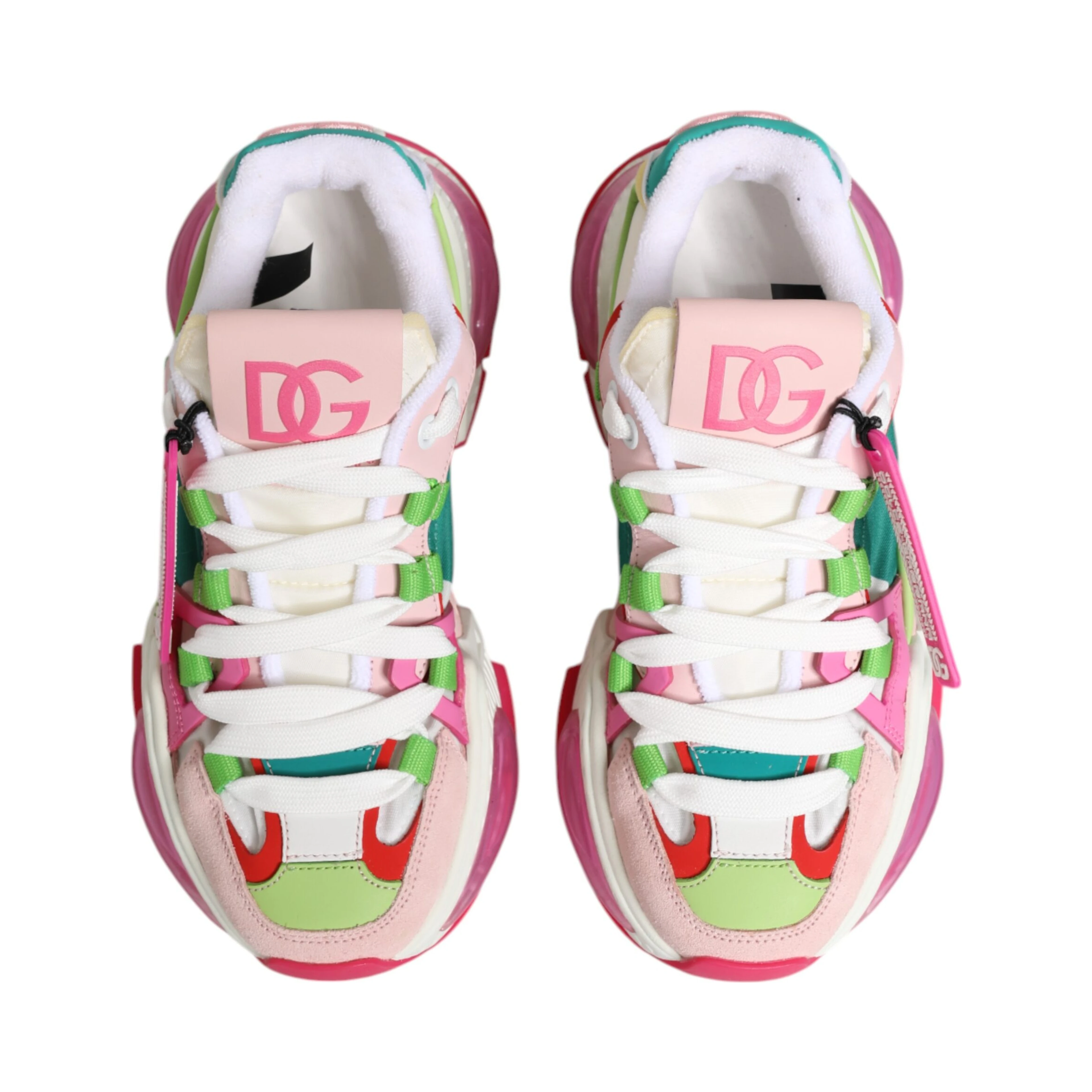Multicolor Leather Airmaster Low Top Sneaker Shoes