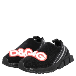 Black Grey Slip On Sorrento Sneakers Shoes