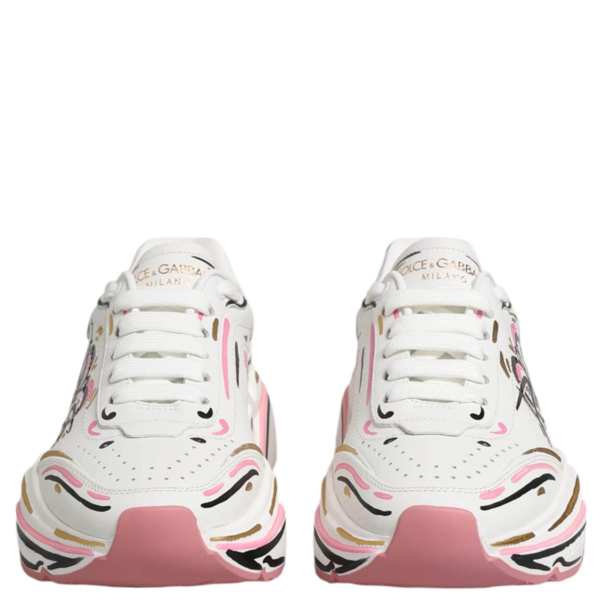 Multicolor Hand Painted DAYMASTER Sneaker Shoes