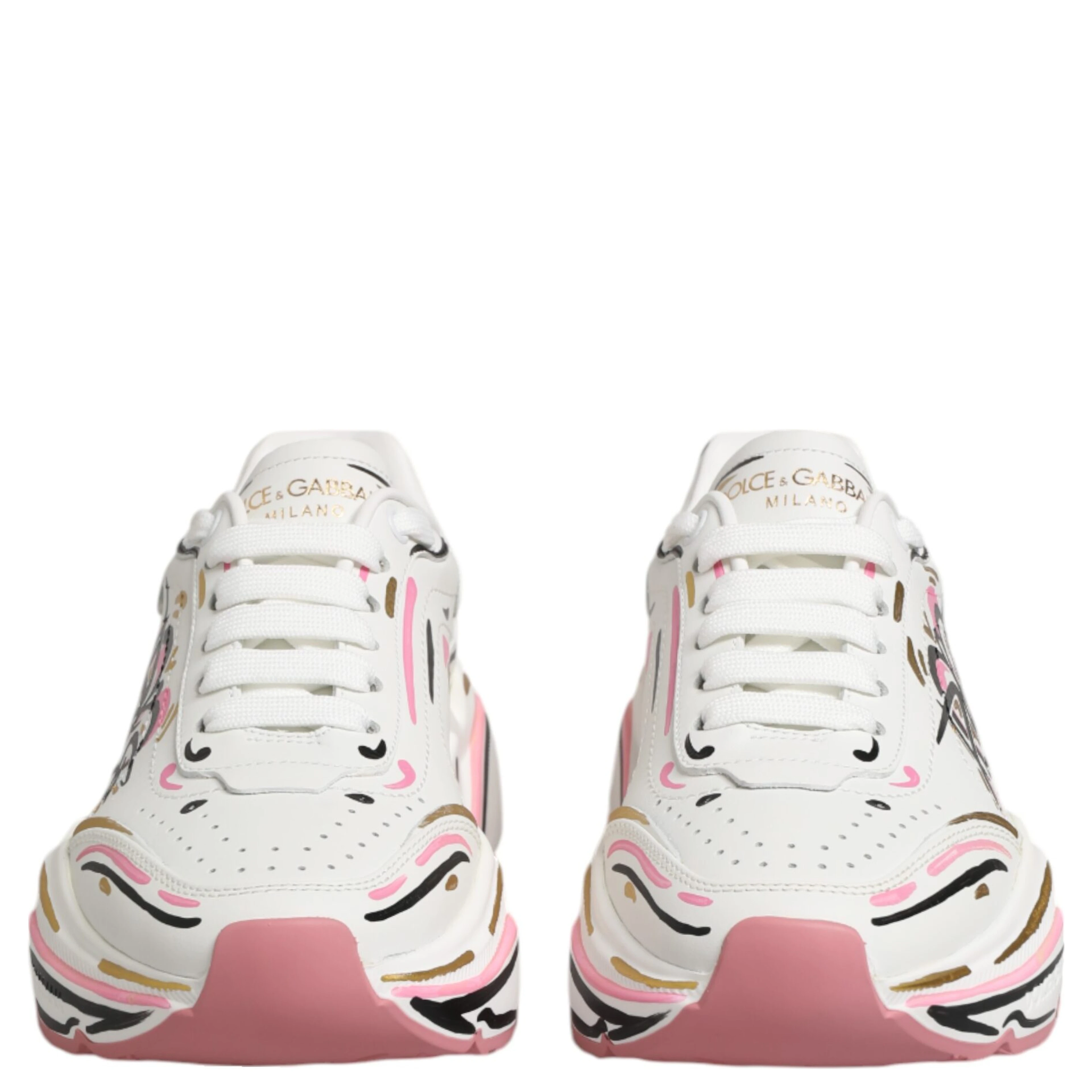 Multicolor Hand Painted DAYMASTER Sneaker Shoes