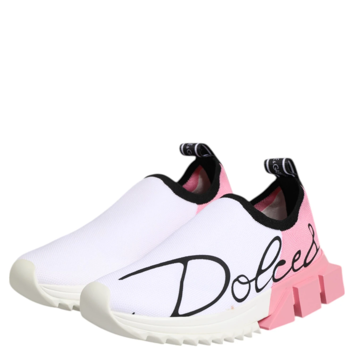 White Pink Low Top Sorrento Sneakers Shoes