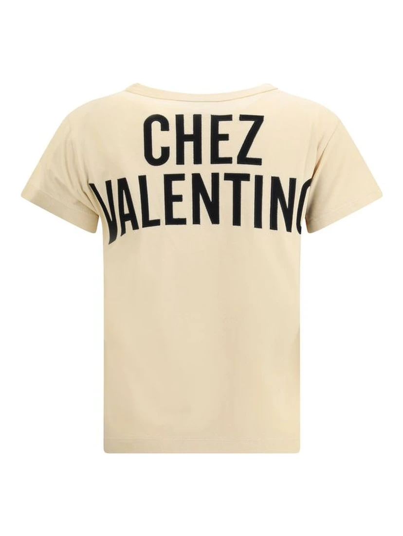 Beige Cotton T-Shirt