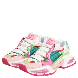 Multicolor Leather Airmaster Low Top Sneaker Shoes