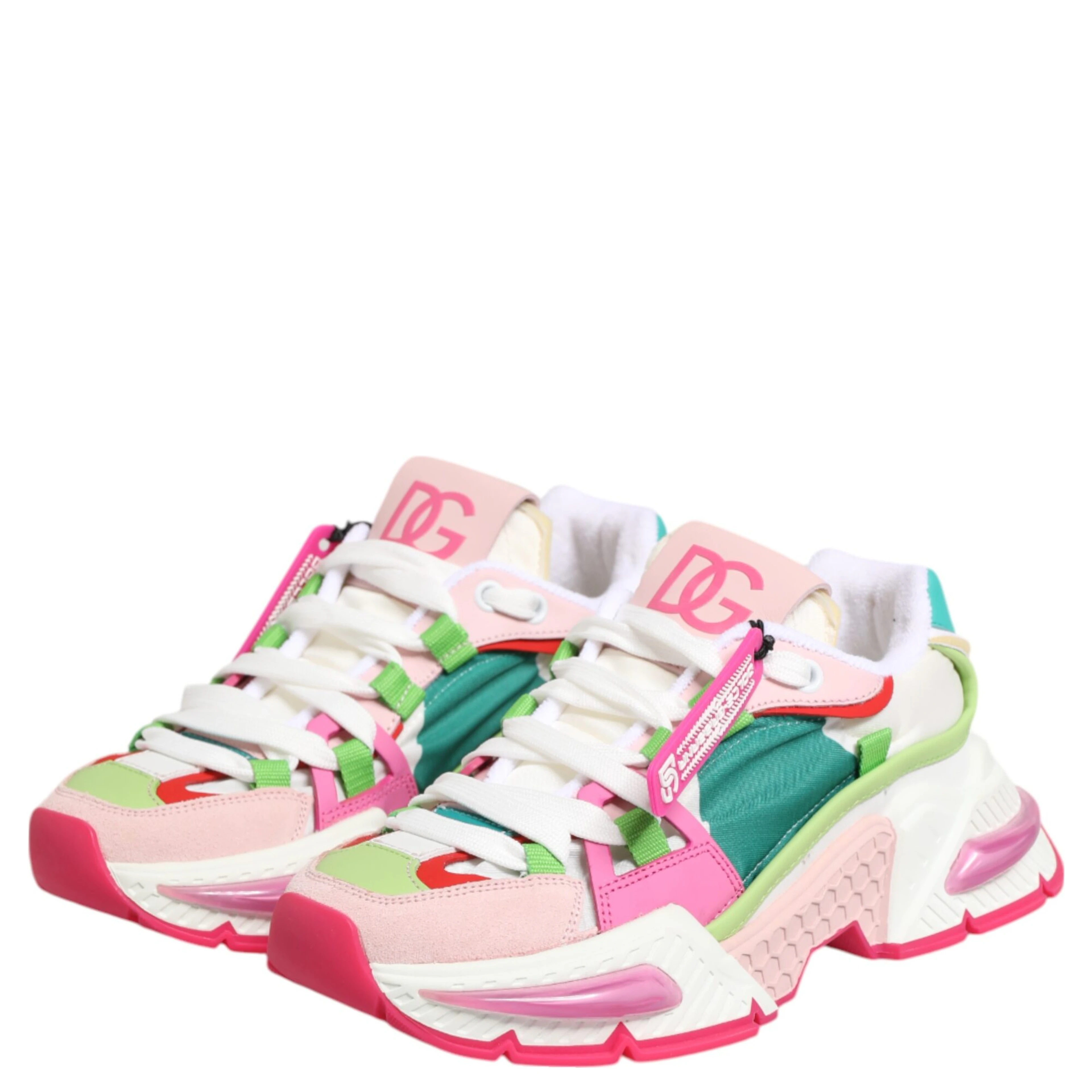 Multicolor Leather Airmaster Low Top Sneaker Shoes