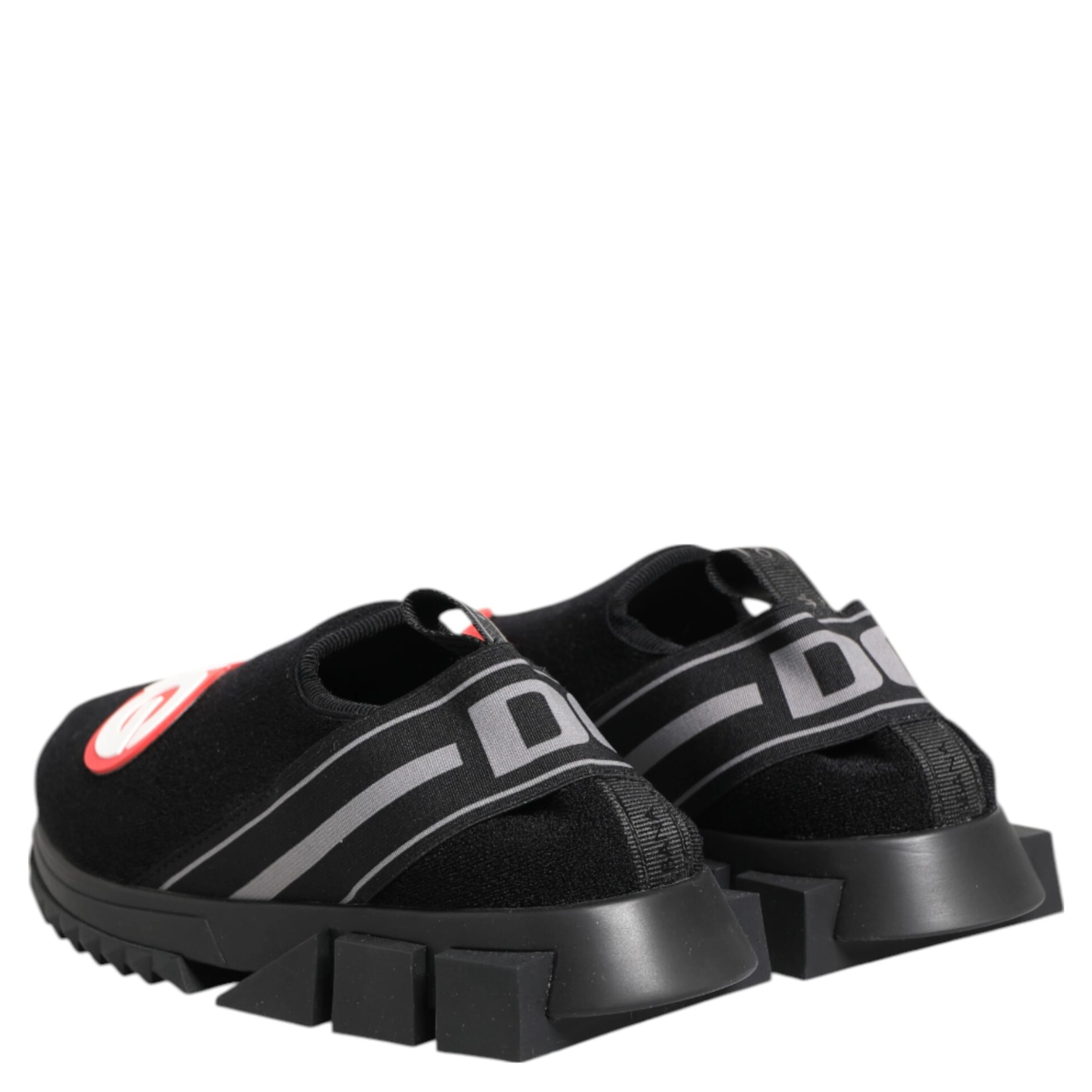 Black Grey Slip On Sorrento Sneakers Shoes