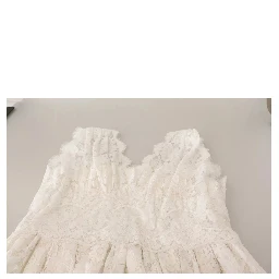 White Flower Lace Corsage Long Maxi Dress