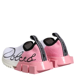 White Pink Low Top Sorrento Sneakers Shoes