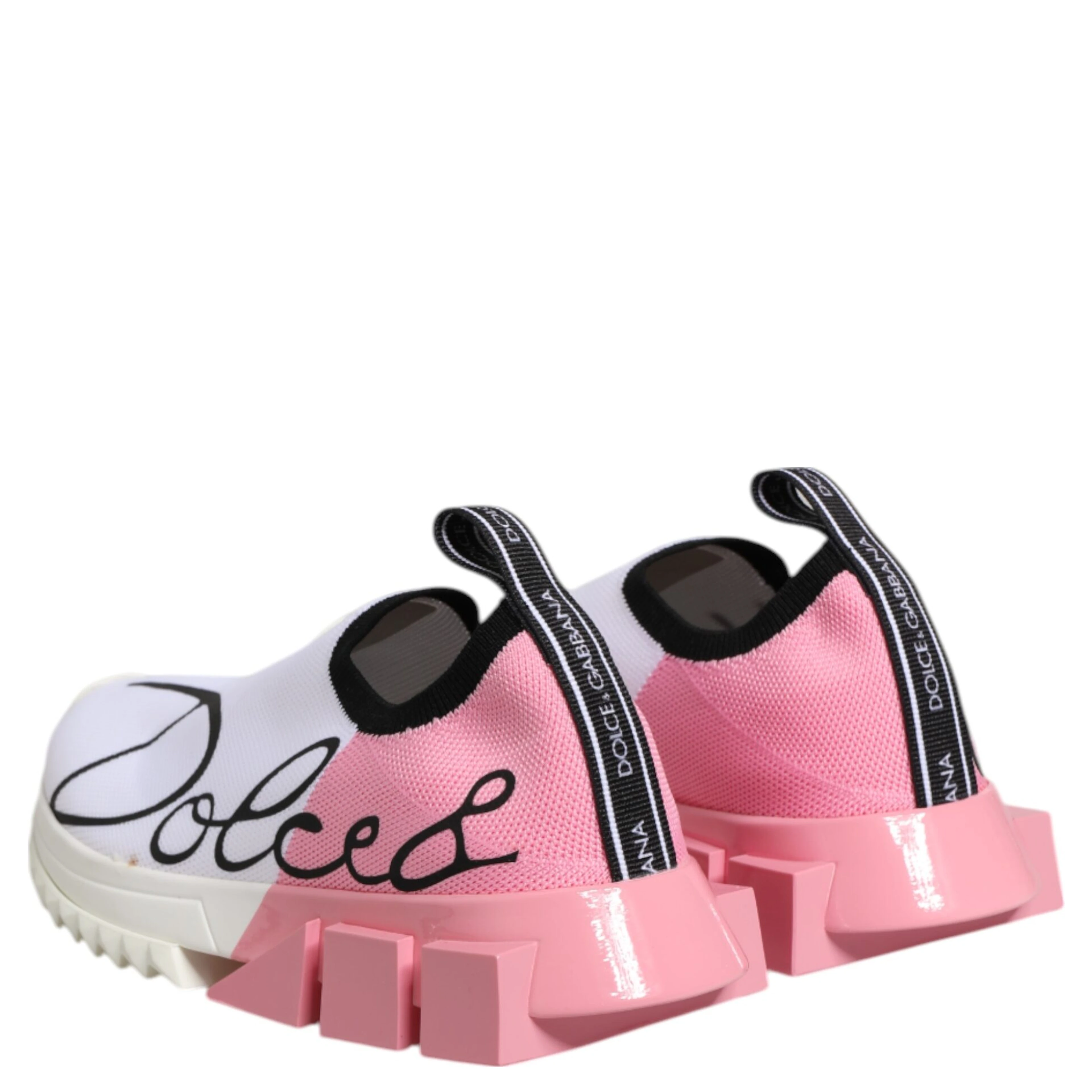 White Pink Low Top Sorrento Sneakers Shoes