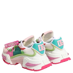 Multicolor Leather Airmaster Low Top Sneaker Shoes
