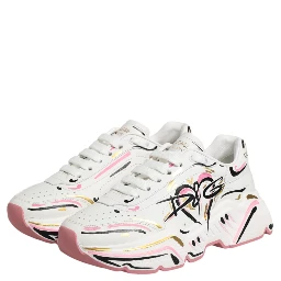 Multicolor Hand Painted DAYMASTER Sneaker Shoes