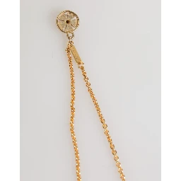 Gold Medallion Metal Chain Charm Men Pendant Necklace