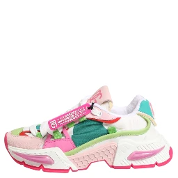 Multicolor Leather Airmaster Low Top Sneaker Shoes