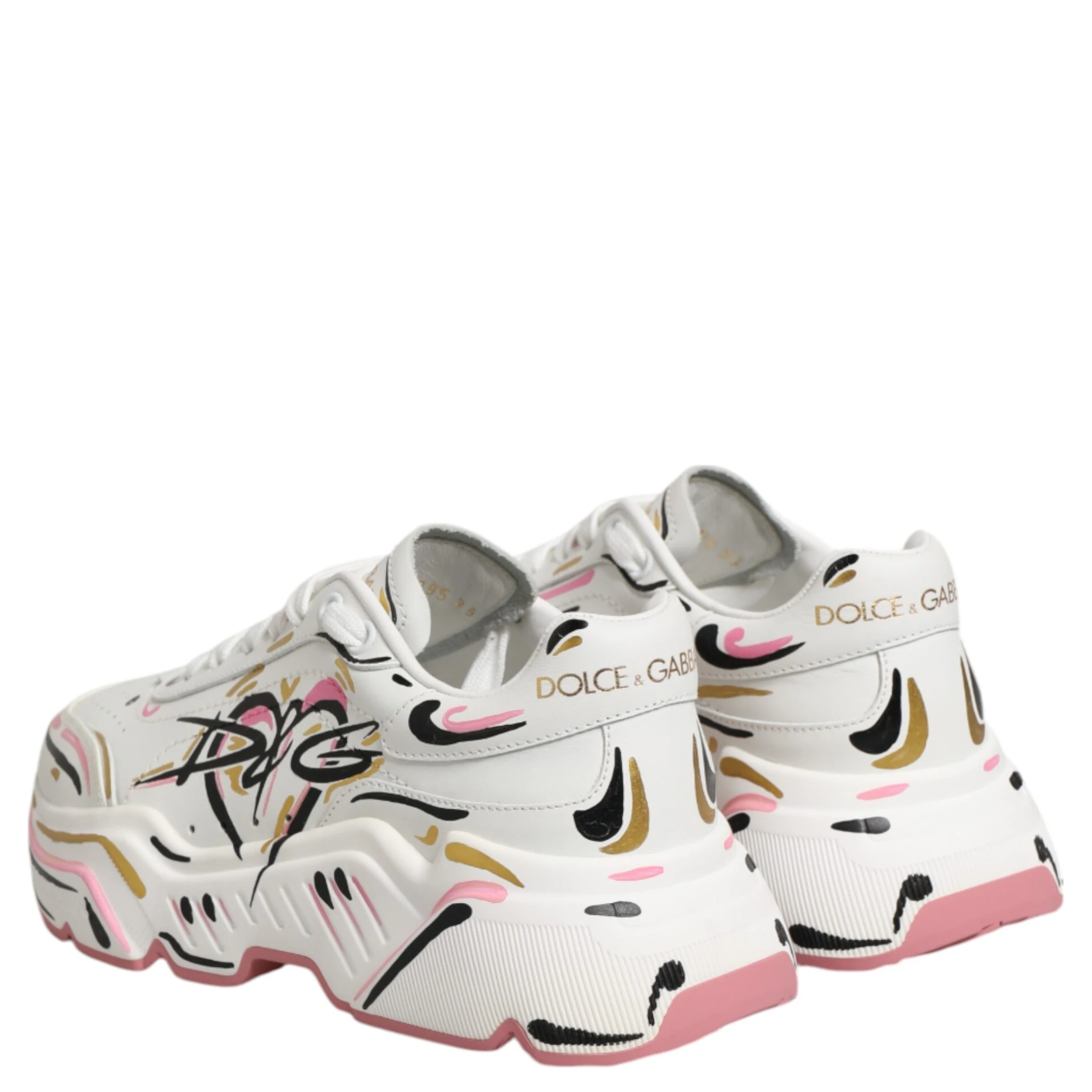 Multicolor Hand Painted DAYMASTER Sneaker Shoes