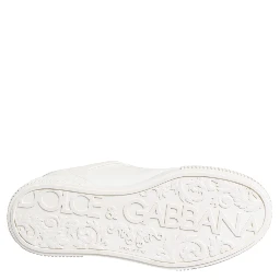 White Miami Leather Low Top Sneakers Shoes