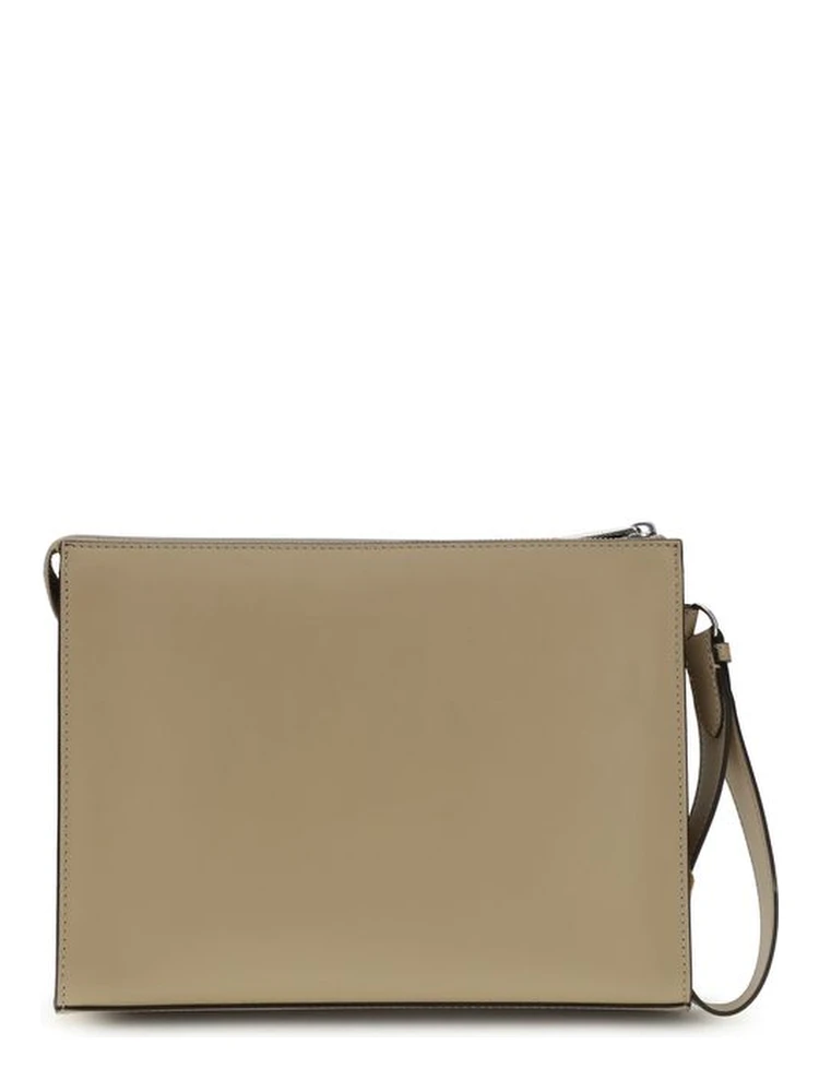 Beige Leather Clutch Bag alternative
