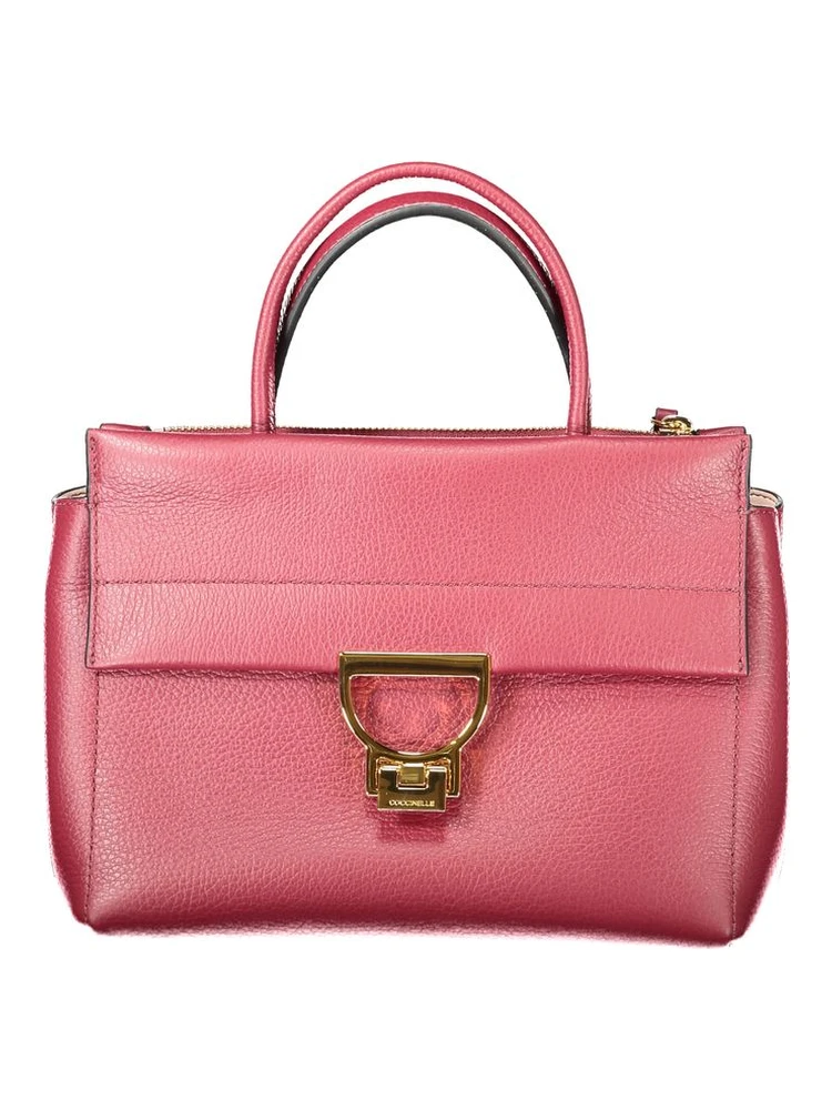Purple Leather Women Handbag