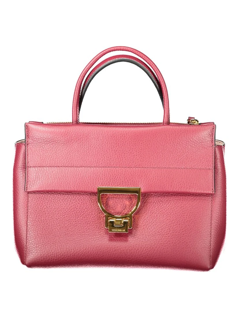 Purple Leather Women Handbag