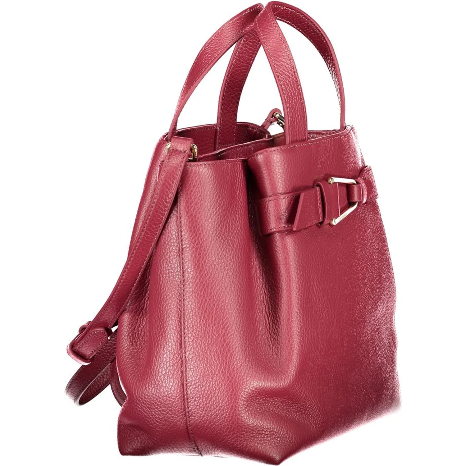 Purple Leather Women Handbag