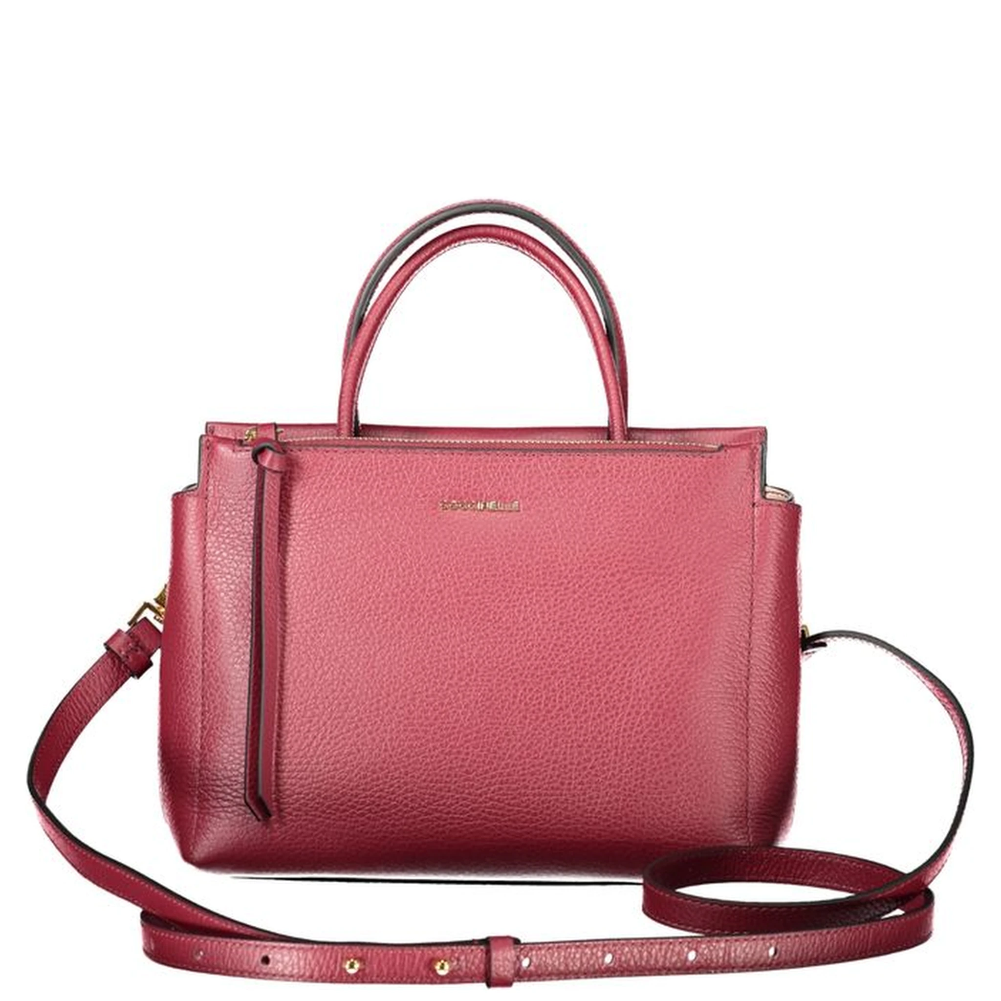 Purple Leather Women Handbag