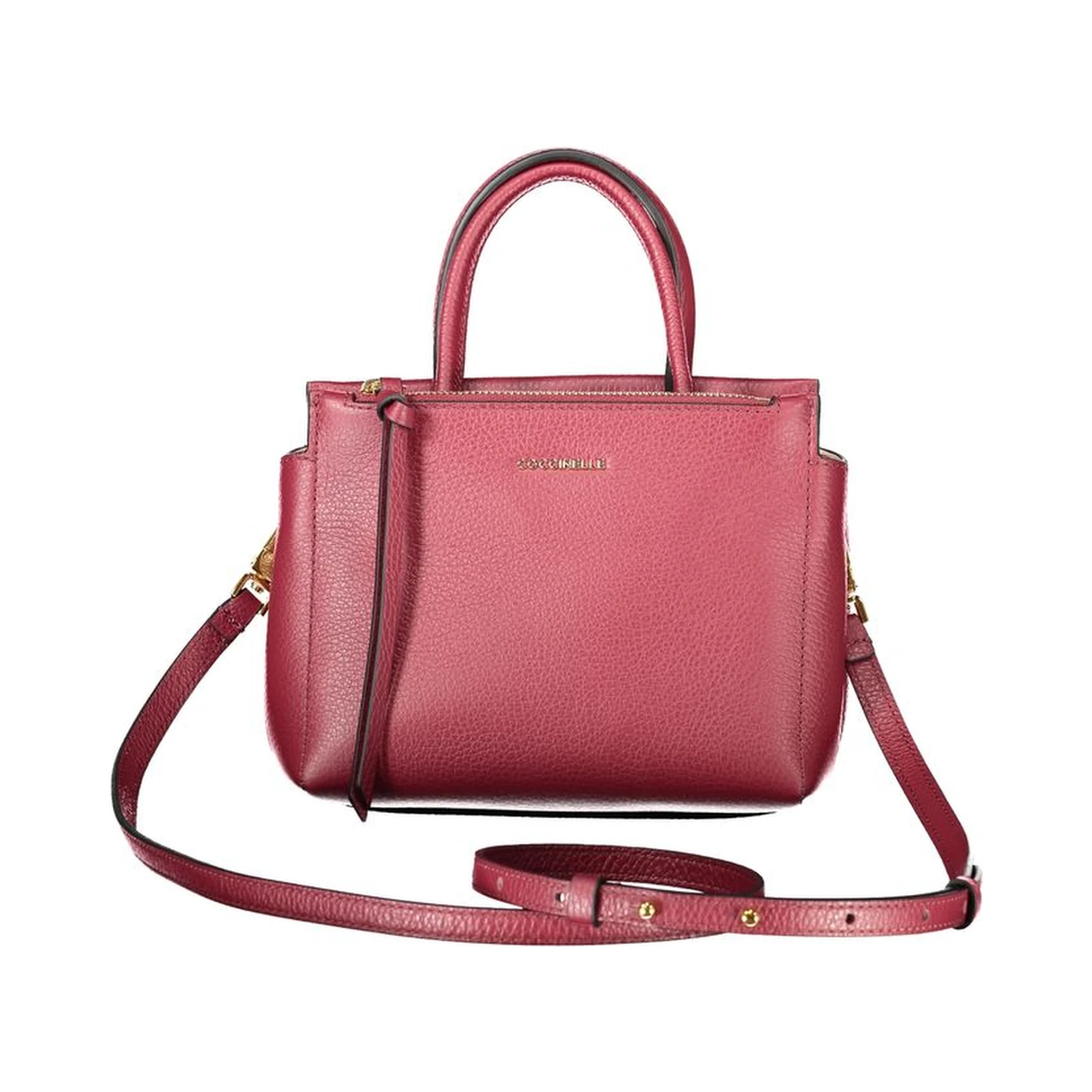 Purple Leather Women Handbag