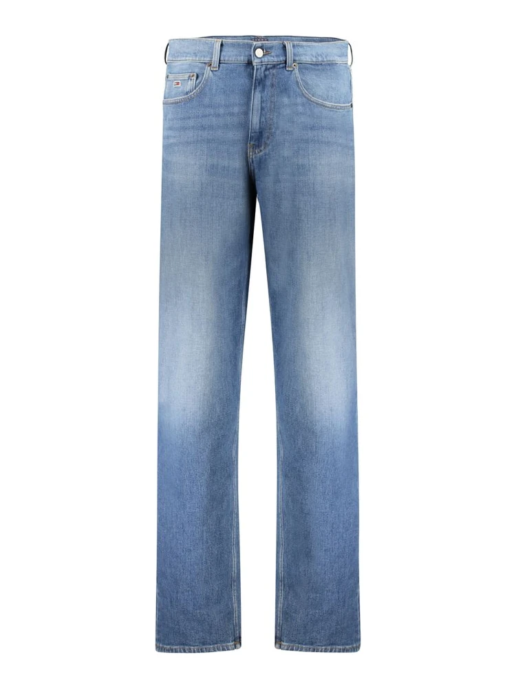 Blue Cotton Men Jeans