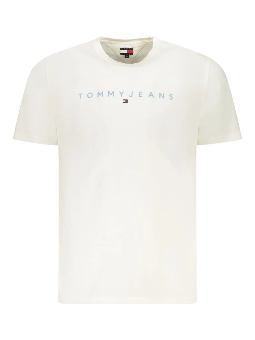 White Cotton Men T-Shirt