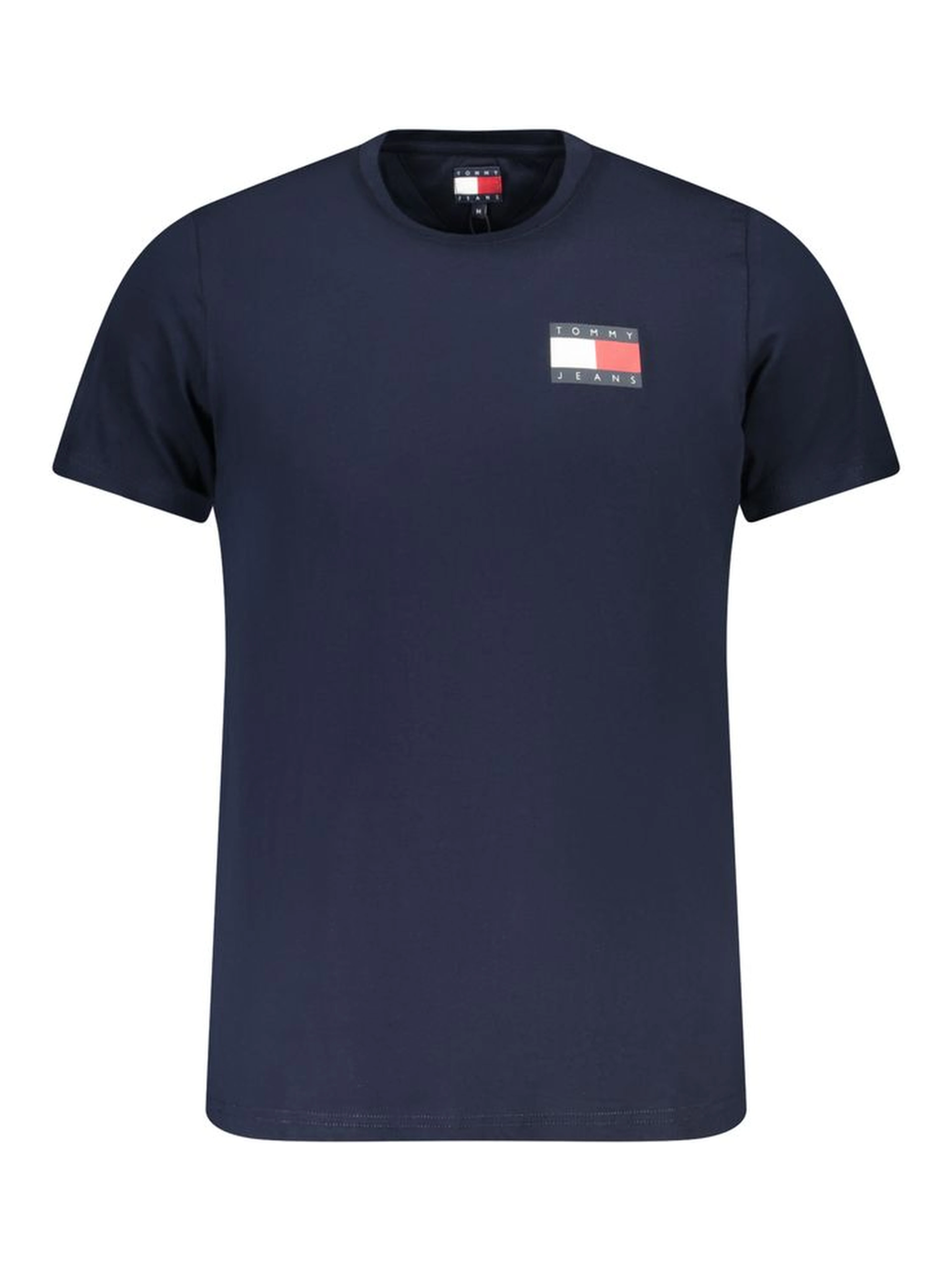 Blue Cotton Men T-Shirt