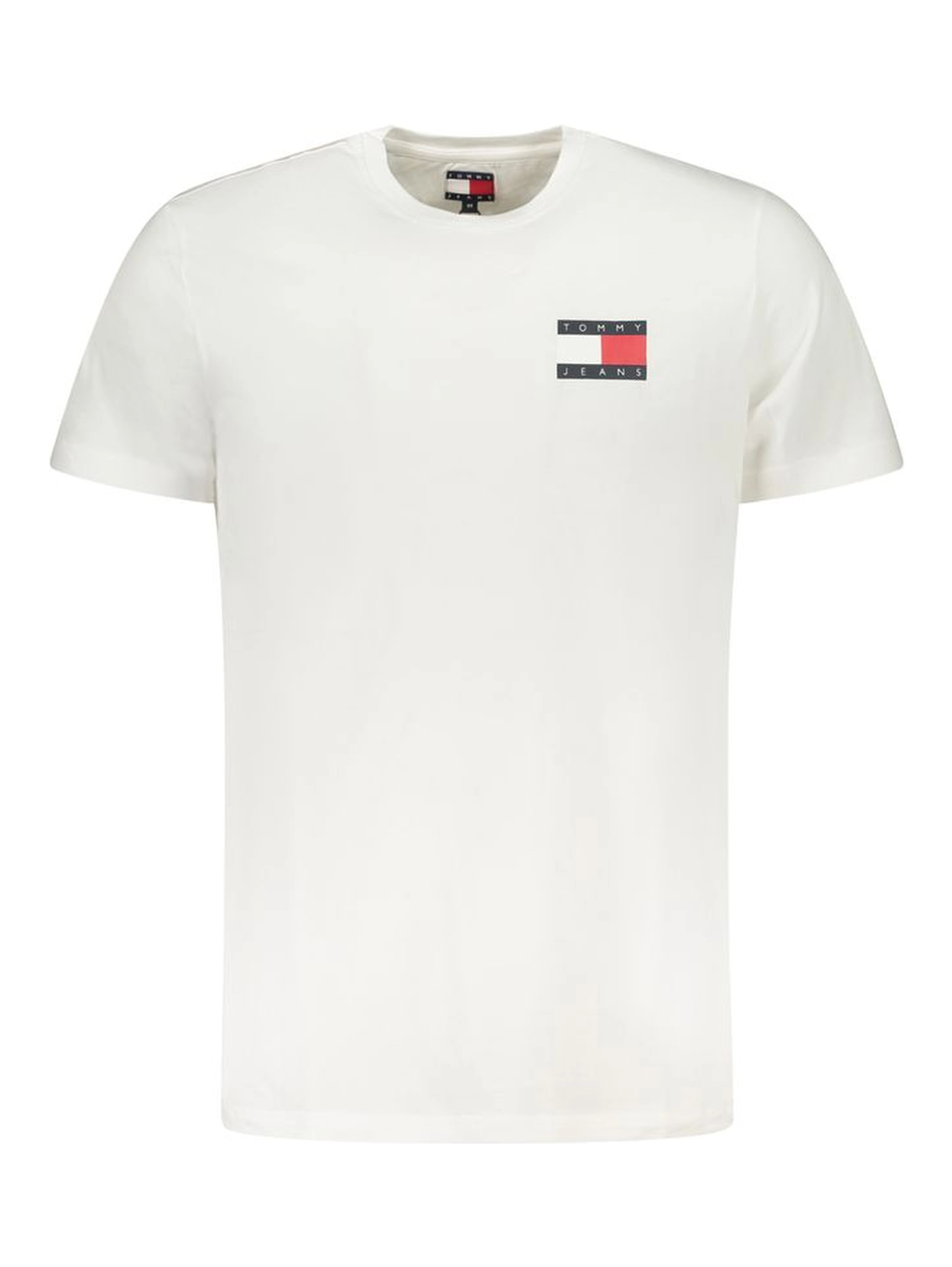 White Cotton Men T-Shirt
