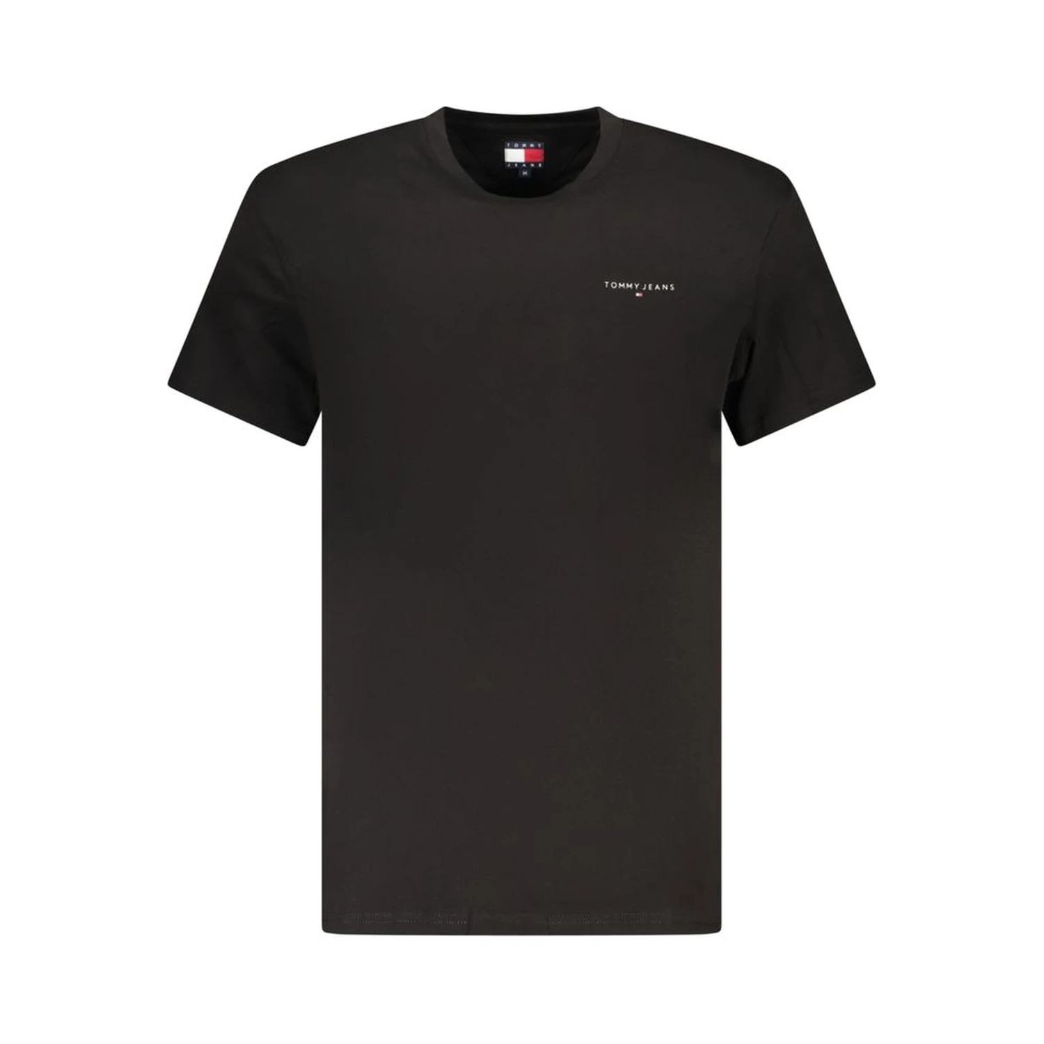 Black Cotton Men T-Shirt