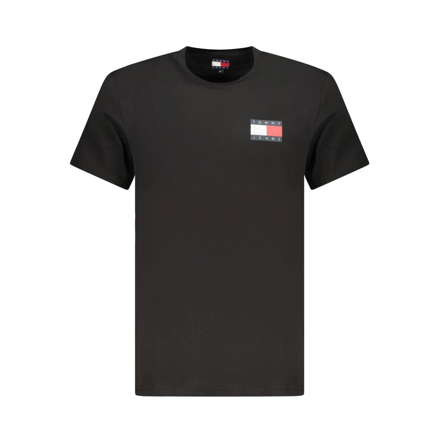 Black Cotton Men T-Shirt