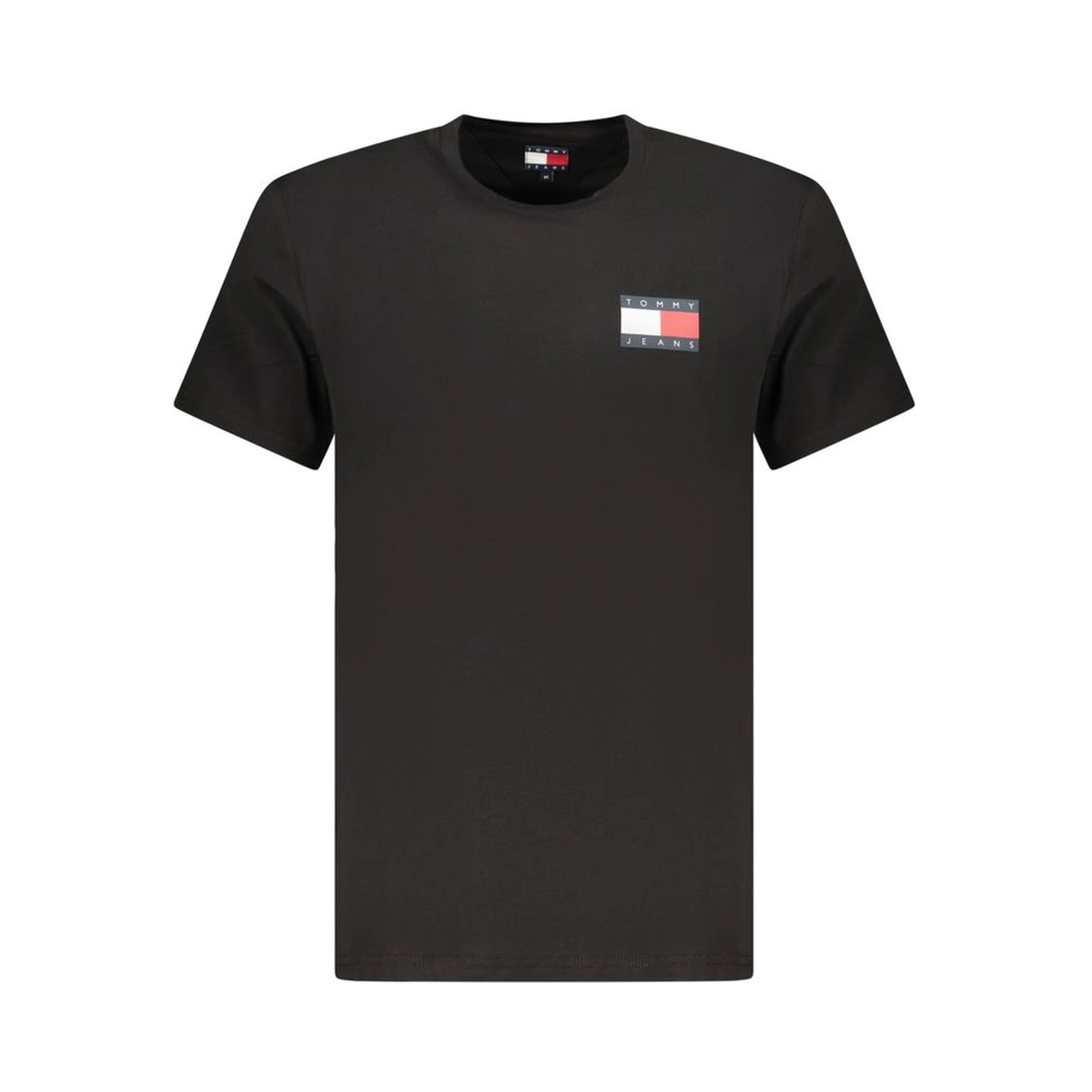 Black Cotton Men T-Shirt