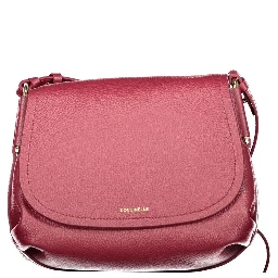 Purple Leather Women Handbag