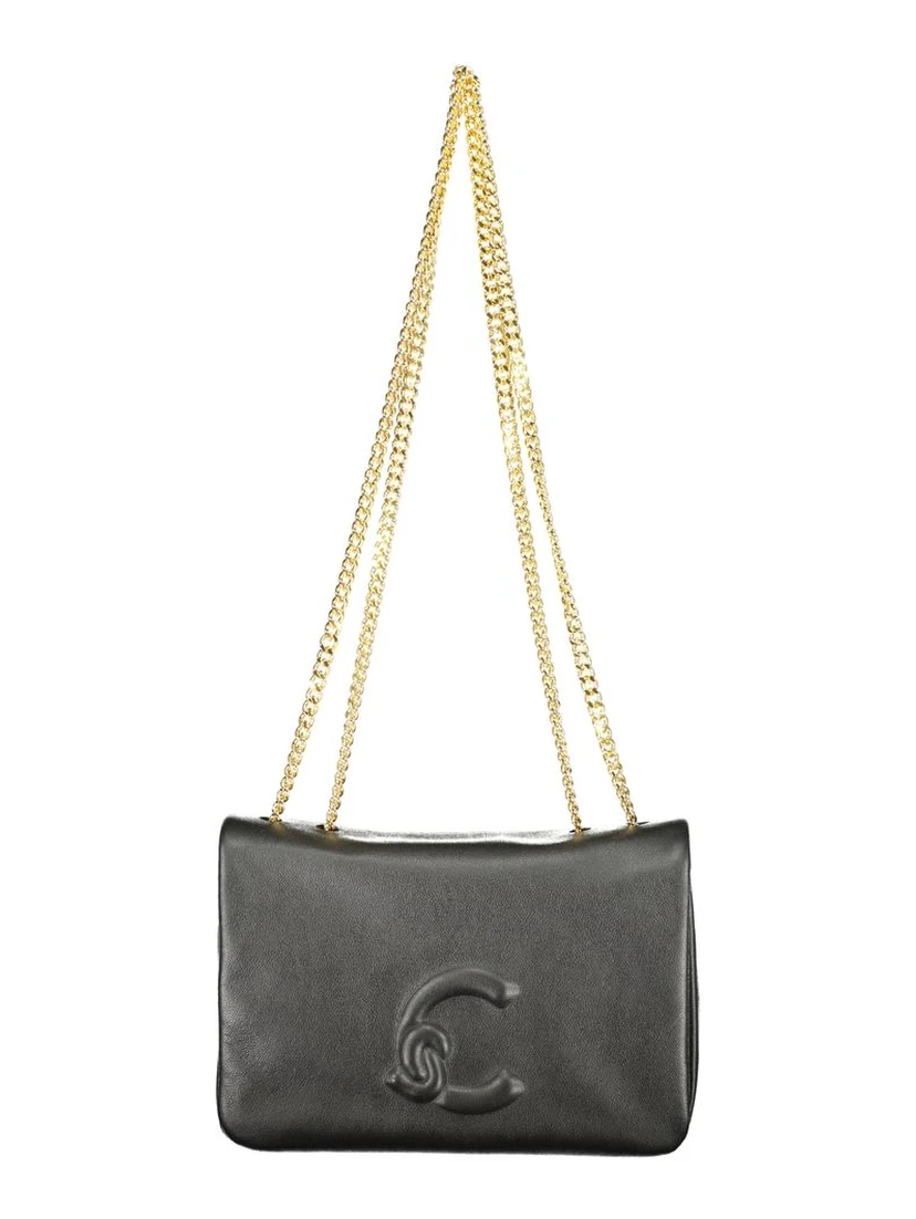 Black Leather Women Handbag