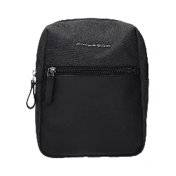 Black Fabric Crossbody Bag