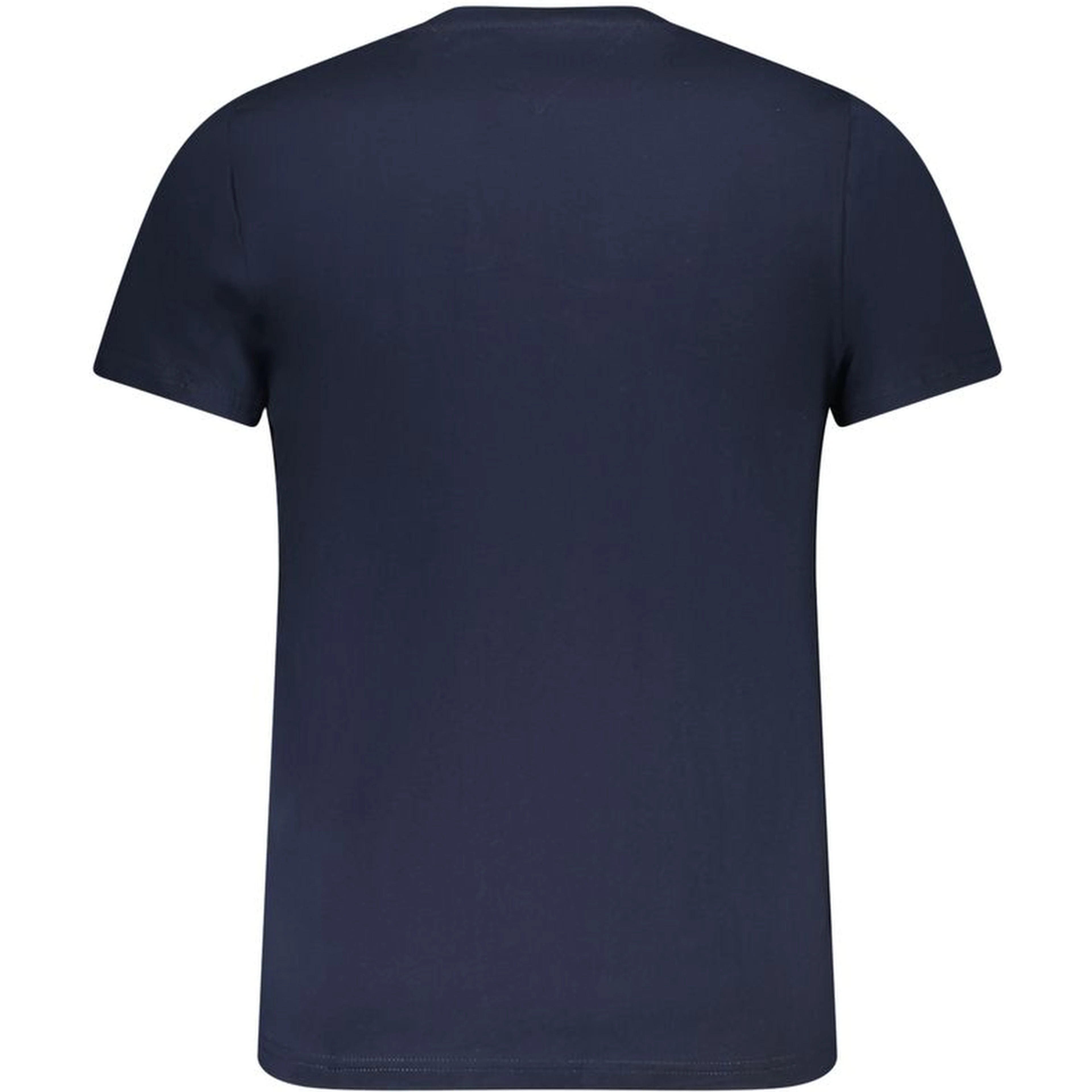 Blue Cotton Men T-Shirt