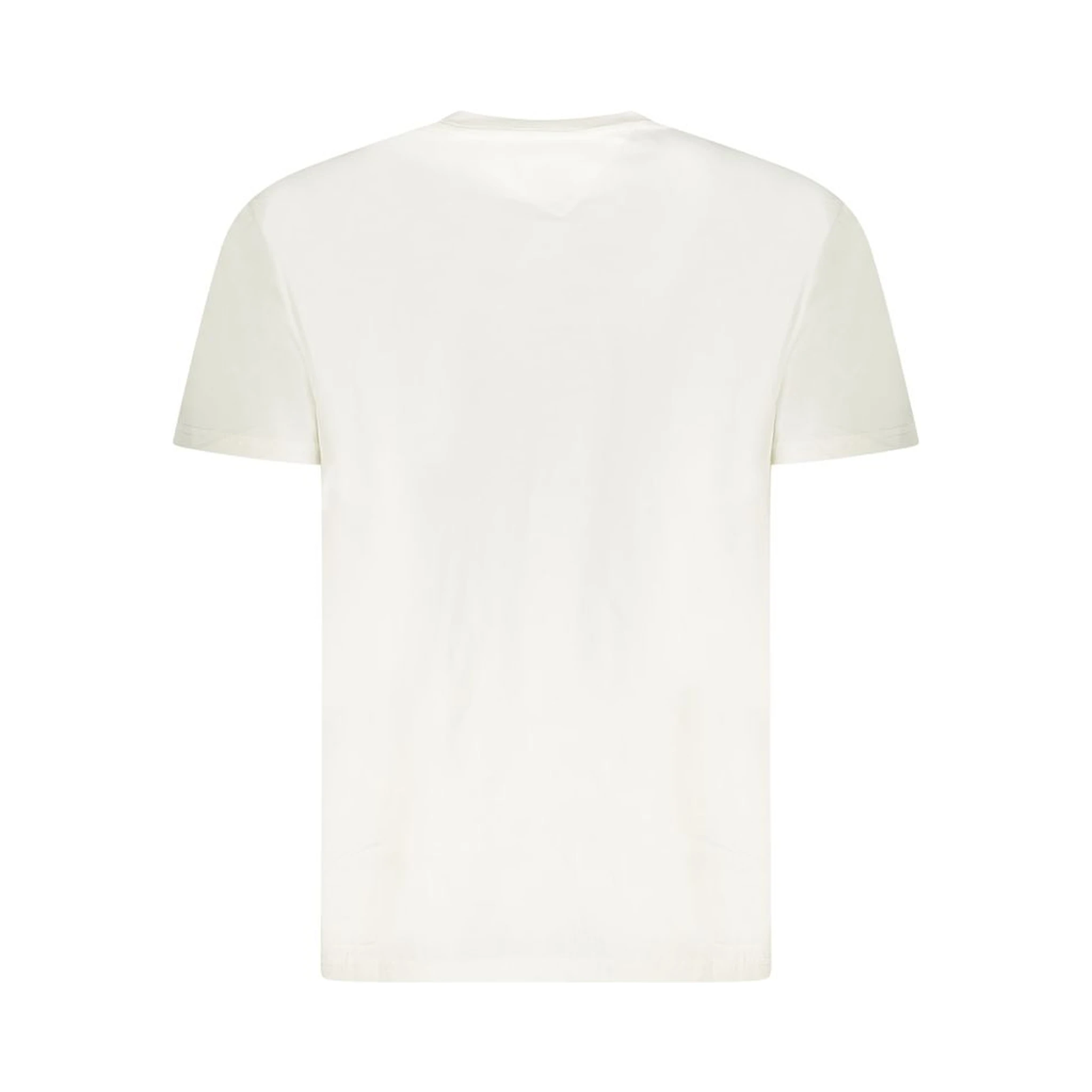 White Cotton Men T-Shirt
