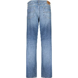 Blue Cotton Men Jeans