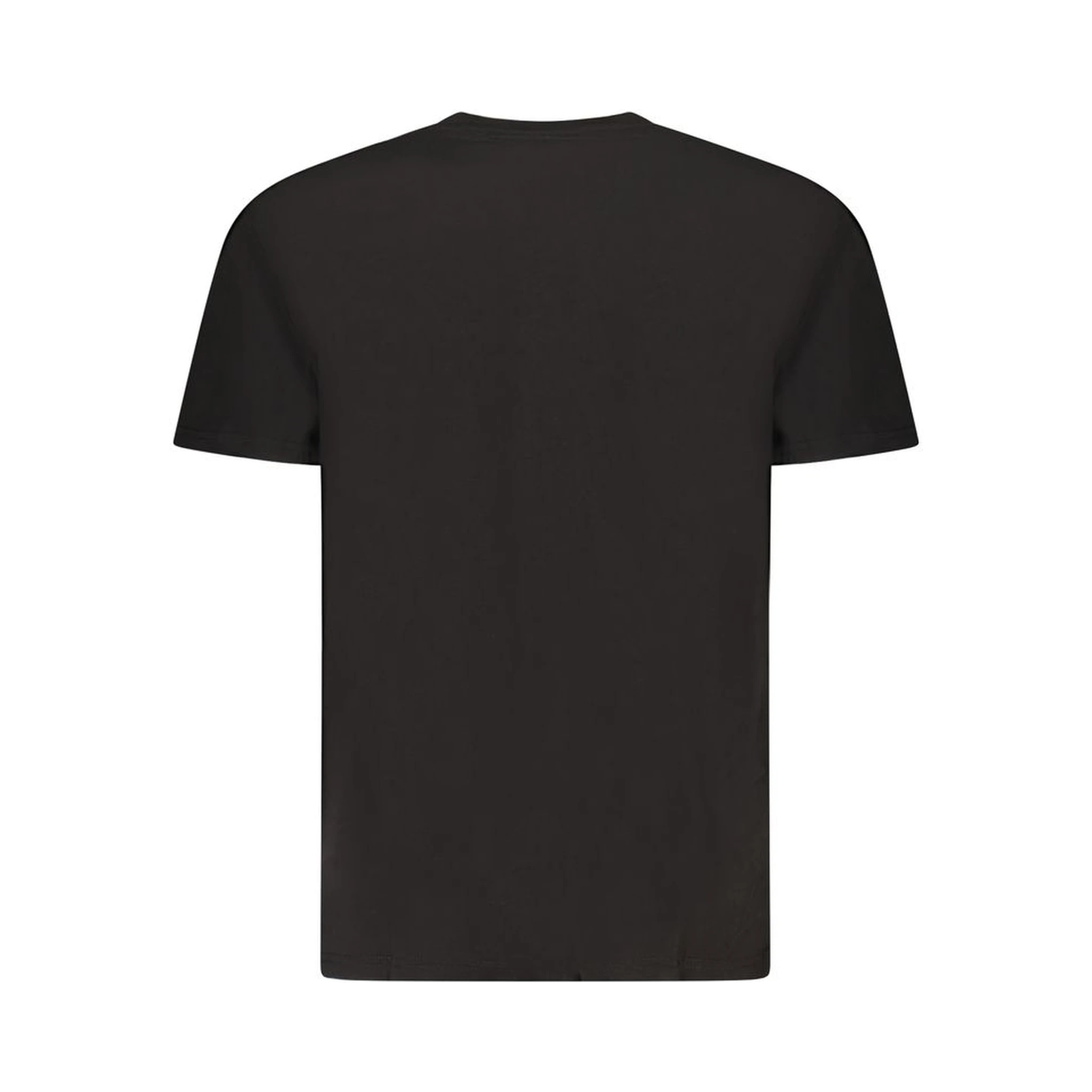 Black Cotton Men T-Shirt
