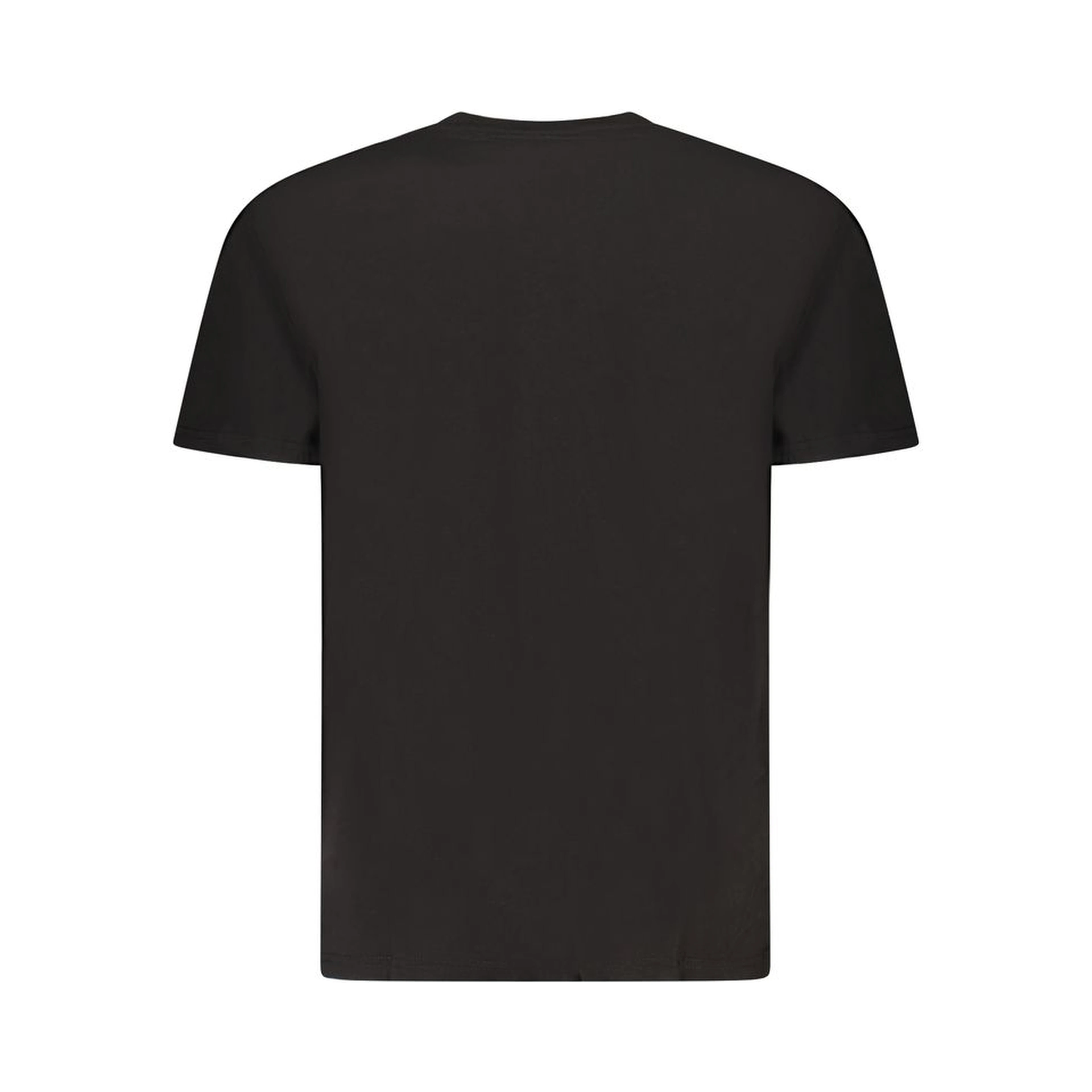 Black Cotton Men T-Shirt