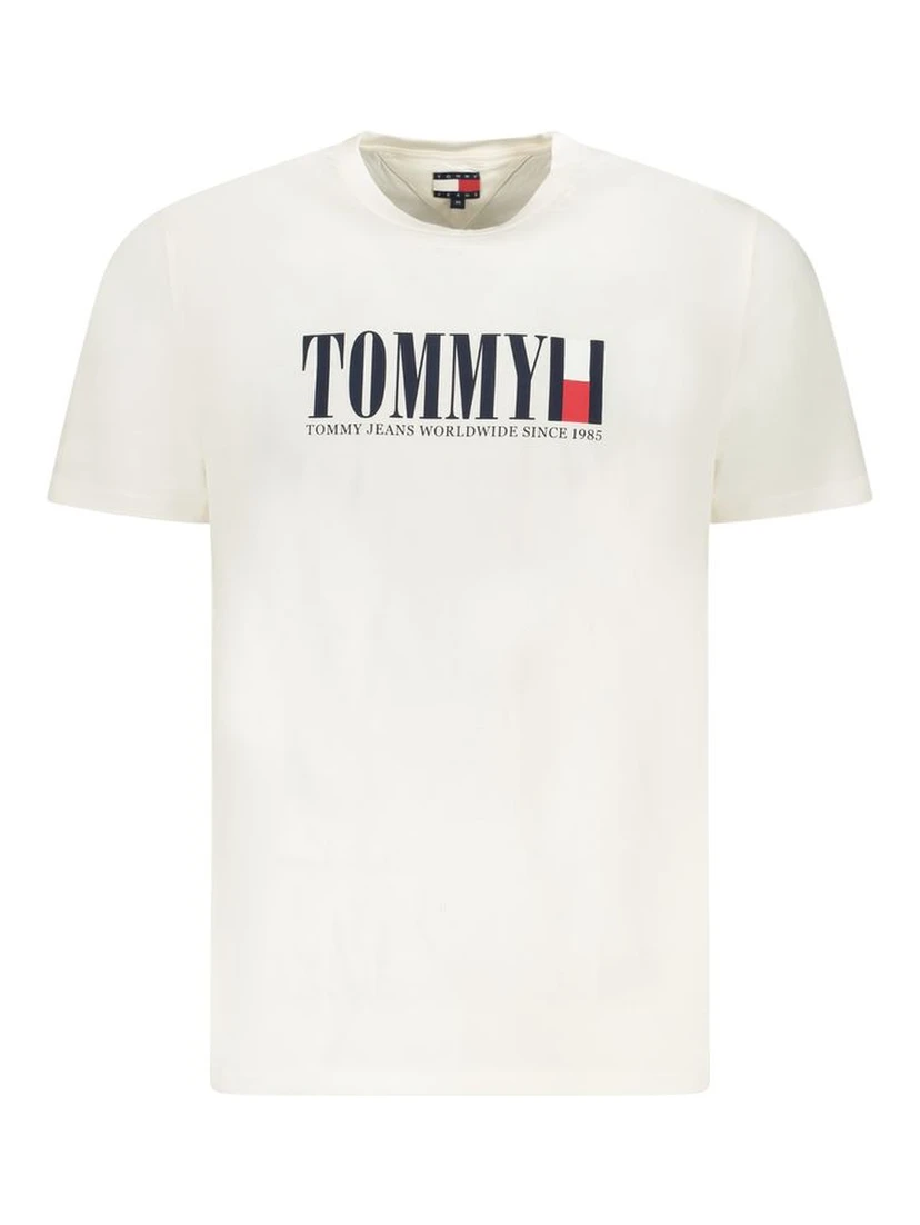 تيشيرت رجالي أبيض من القطن