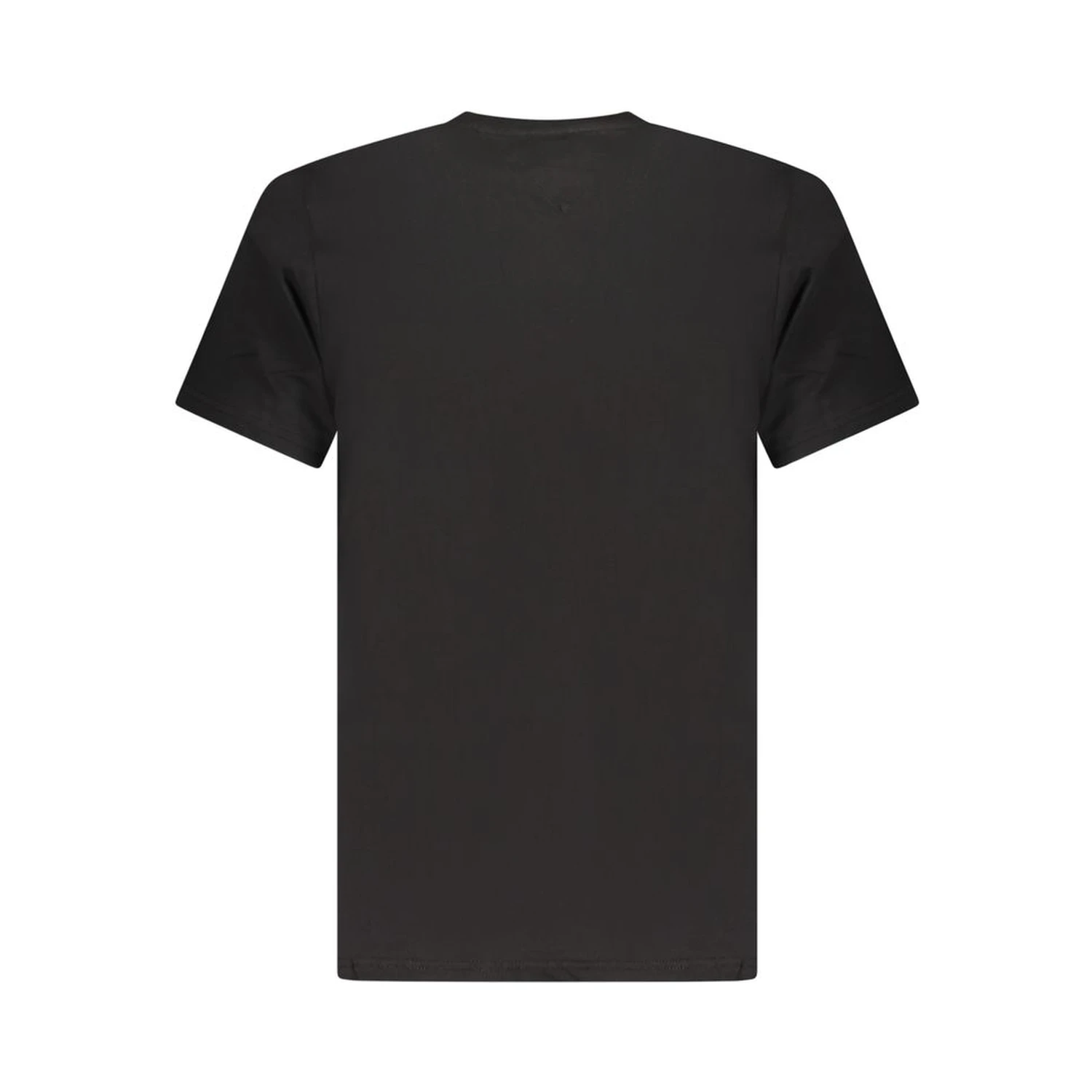 Black Cotton Men T-Shirt