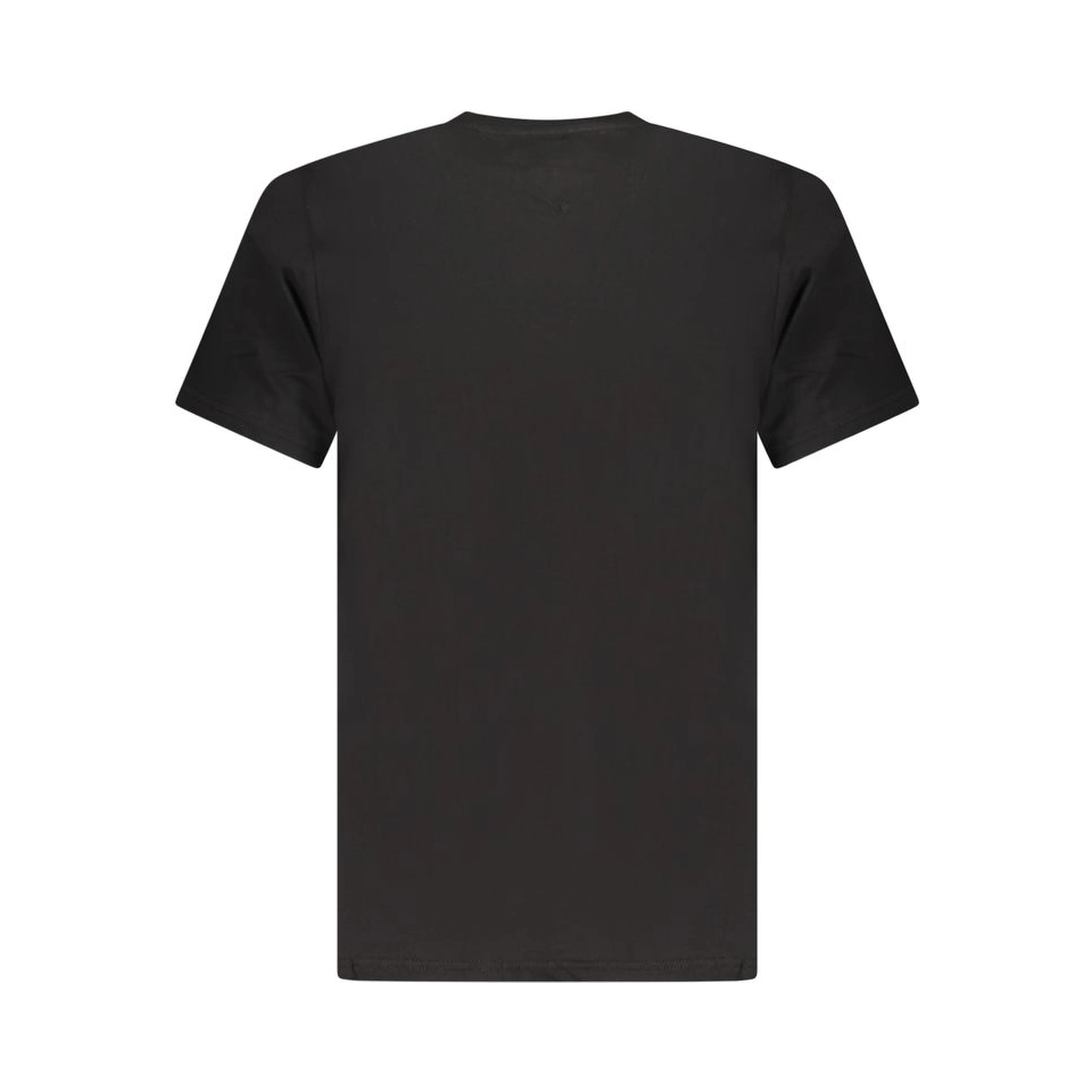 Black Cotton Men T-Shirt