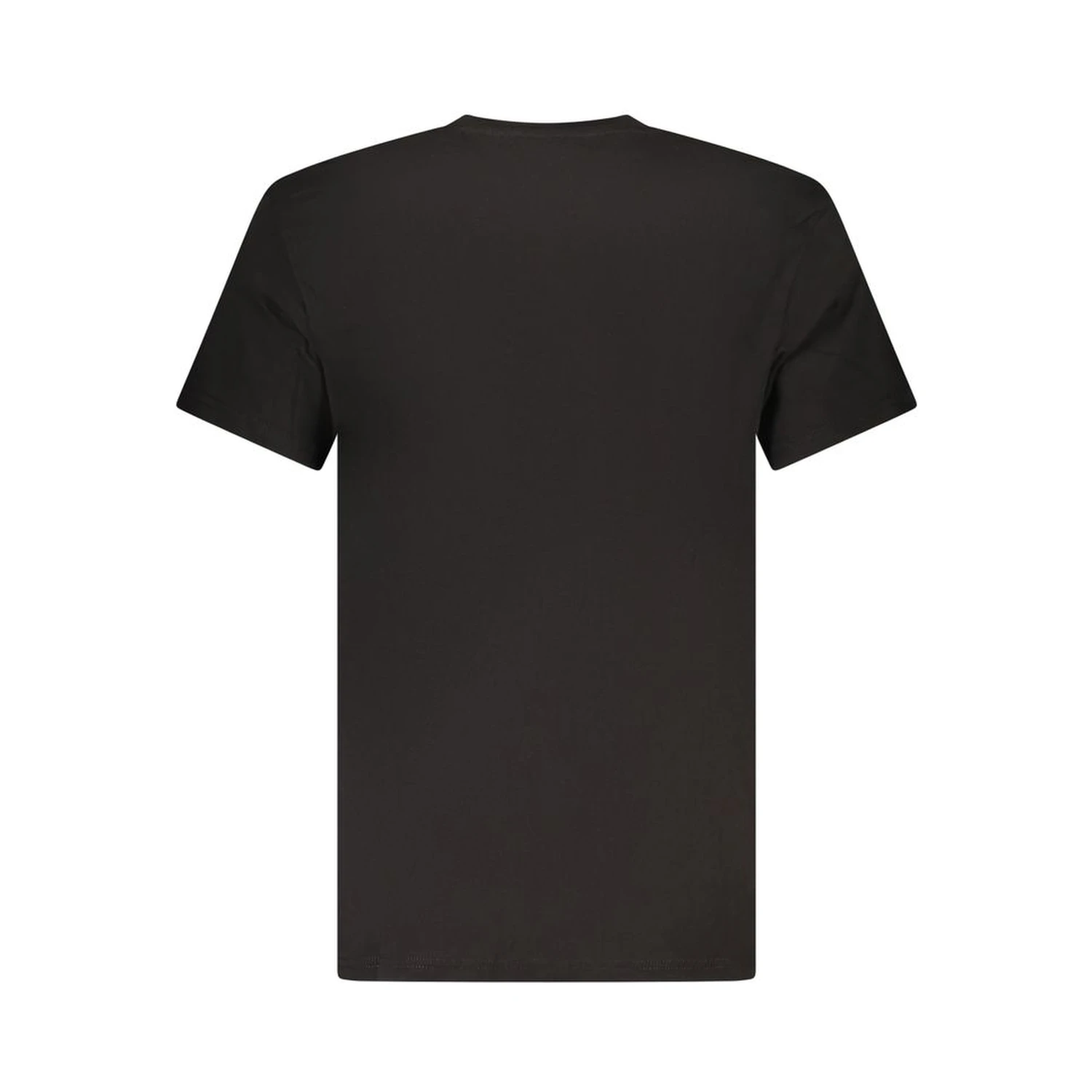 Black Cotton Men T-Shirt