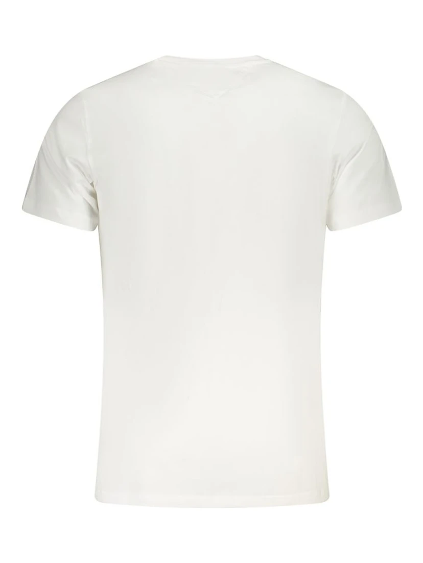White Cotton Men T-Shirt