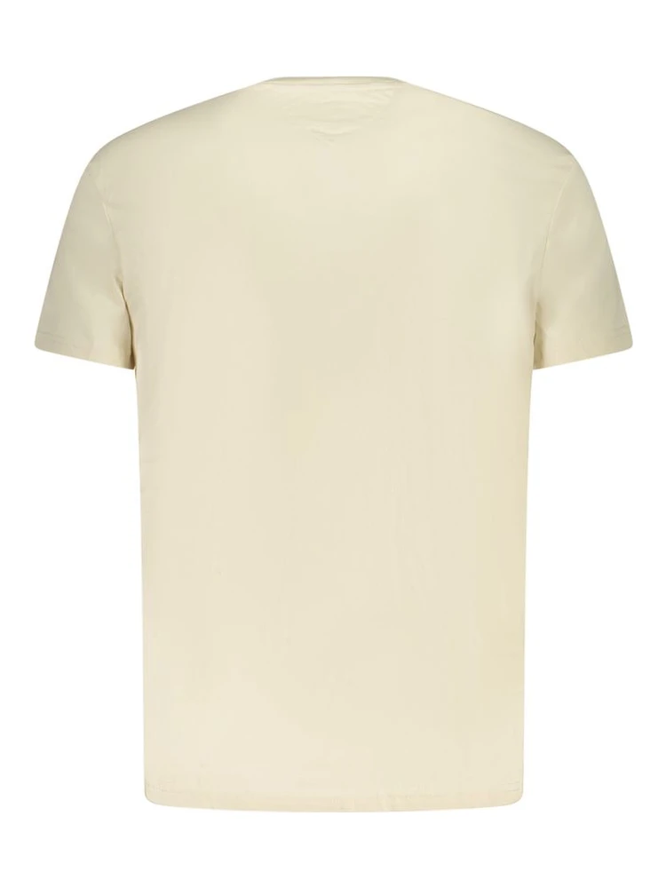 Beige Cotton Men T-Shirt alternative